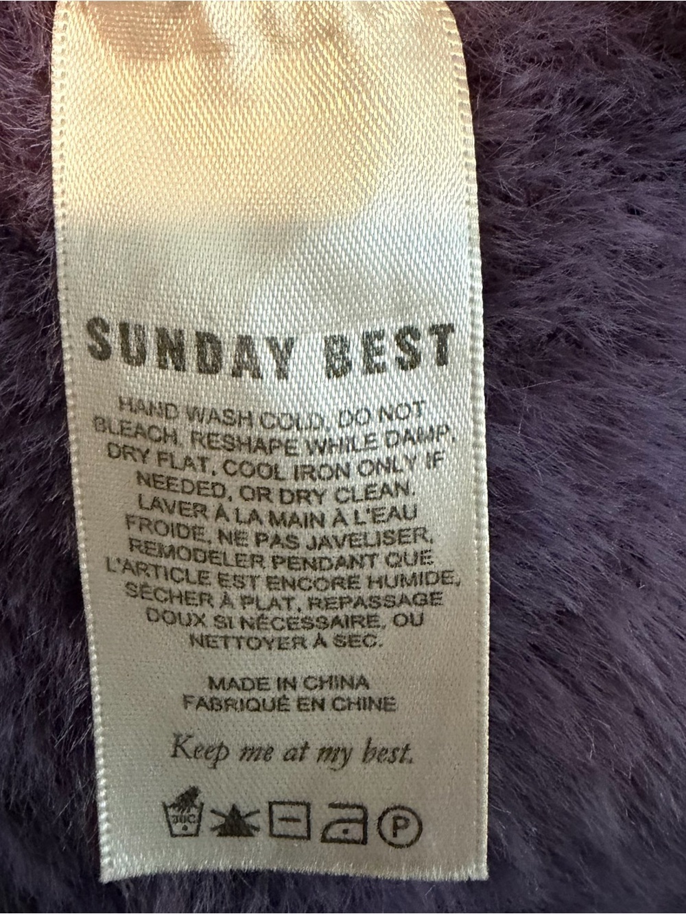 Aritzia Sunday Best Heather Mauve Reese Cardigan - Picture 12 of 13